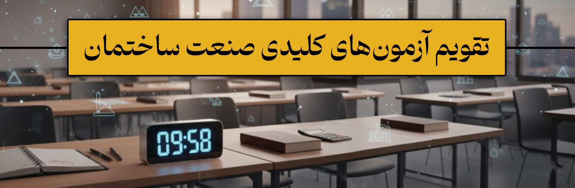 تقویم آزمون‌های کلیدی صنعت ساختمان