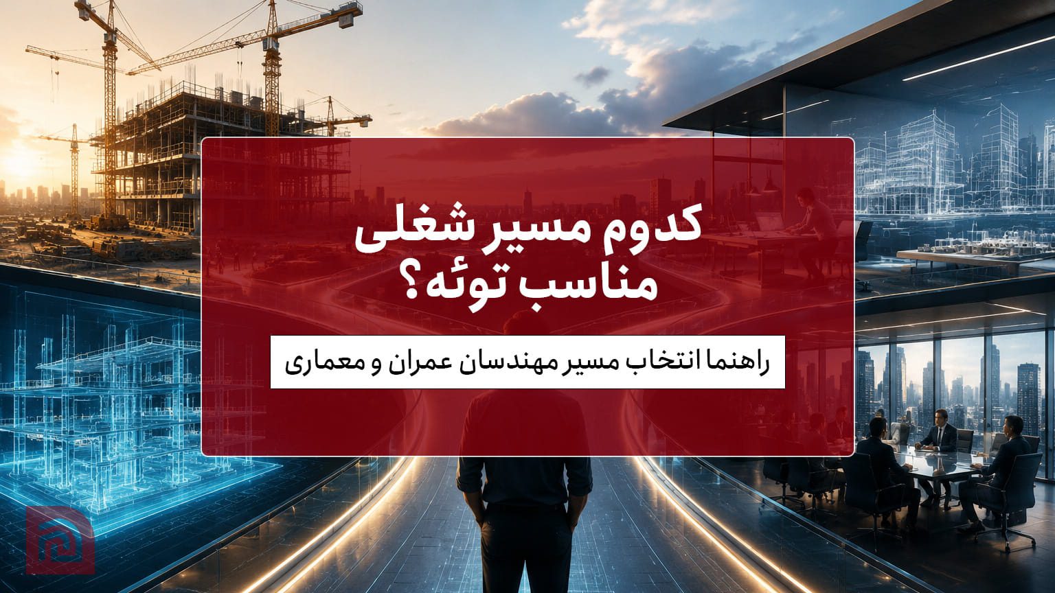 کدوم مسیر شغلی برای توئه؟ راهنمای انتخاب مسیر حرفه‌ای مهندسان عمران و معماری