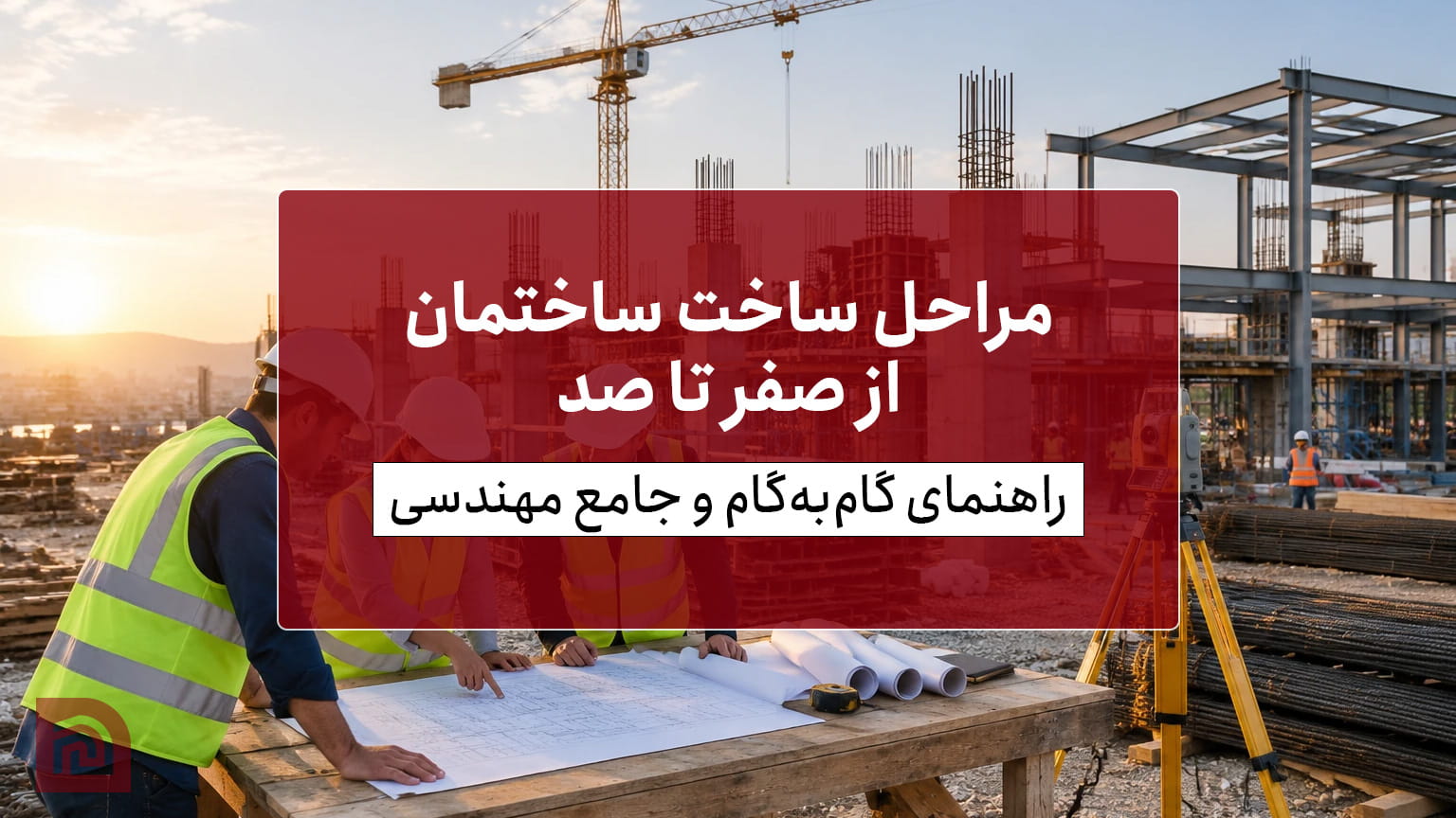 مراحل ساخت ساختمان از صفر تا صد؛ راهنمای گام‌به‌گام و جامع مهندسی